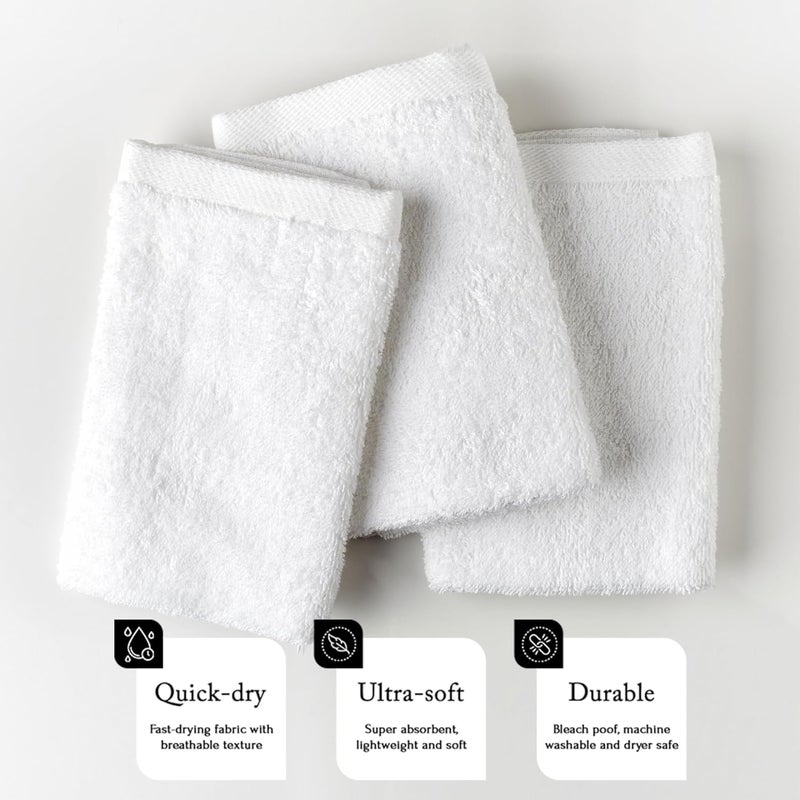 TEXTILE EMPIRE Salon Towels for Hair Stylist - Pack of 24, Not Bleach Proof, 16 by 27 Inches, Highly Absorbent Cotton Towels for Hand, Gym, Beauty, Spa, and Home Hair Care - Image 3